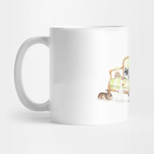 Vintage bunny decor Mug